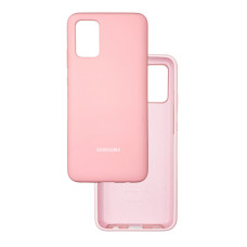 Чехол накладка Silicone Case Samsung A02s / M02s Розовый