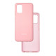 Чехол накладка Silicone Case Samsung A02s / M02s Розовый