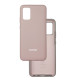 Чехол накладка Silicone Case Samsung A02s / M02s Темная-пудра