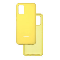 Чохол накладка Silicone Case Samsung A02s / M02s жовтий
