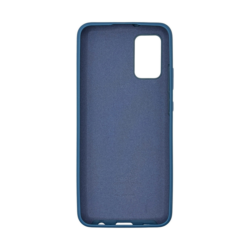 Чохол накладка Silicone Case Samsung A02s / M02s синьо-зелений