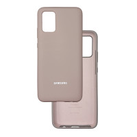 Чехол накладка Silicone Case Samsung A02s / M02s Серый