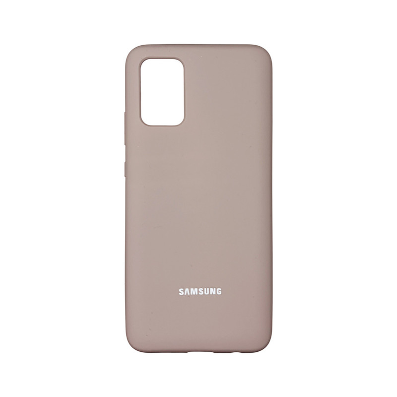 Чехол накладка Silicone Case Samsung A02s / M02s Серый