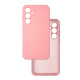 Чехол накладка Silicone Cover Soft Touch ЗК Samsung A55 Розовый