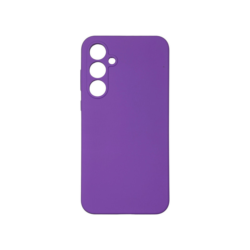 Чехол накладка Silicone Cover Soft Touch ЗК Samsung A55 Ультрафиолетовый