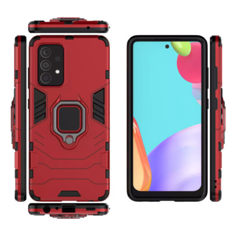 Чехол накладка Transformer Ring Samsung A52 Red