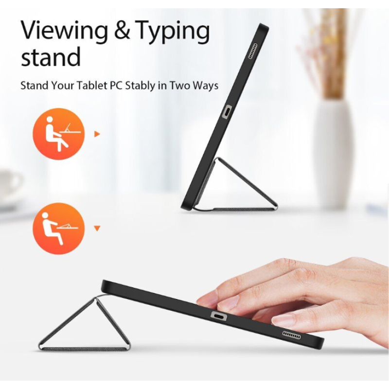 Чехол Dux Ducis Domo для Samsung Tab S10 Plus/S9 Plus/Tab S9 FE Plus with S Pen Holder Auto Sleep Black