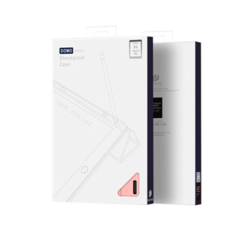 Чохол Dux Ducis Domo для Samsung Tab S10 Plus/S9 Plus/Tab S9 FE Plus with S Pen Holder Auto Sleep Pink