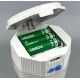 Лампа для кемпінгу New Energy 150W 3600mAh 6800-7300К +3 акумулятори 18650 + Solar 9см