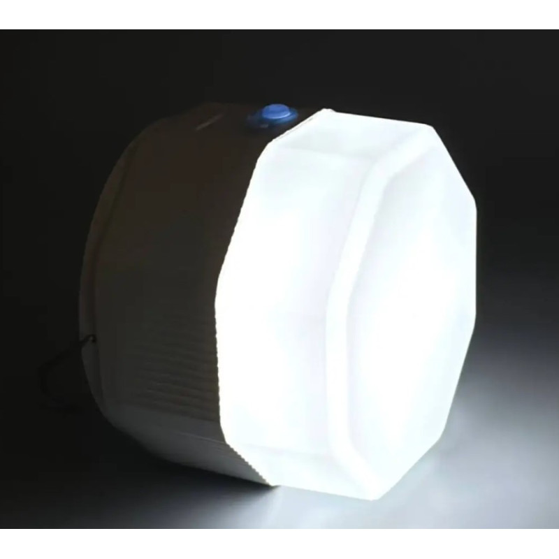 Лампа для кемпінгу New Energy 150W 3600mAh 6800-7300К +3 акумулятори 18650 + Solar 9см