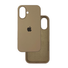 Чехол Silicone Case iPhone 16 Коричневий (Brown)