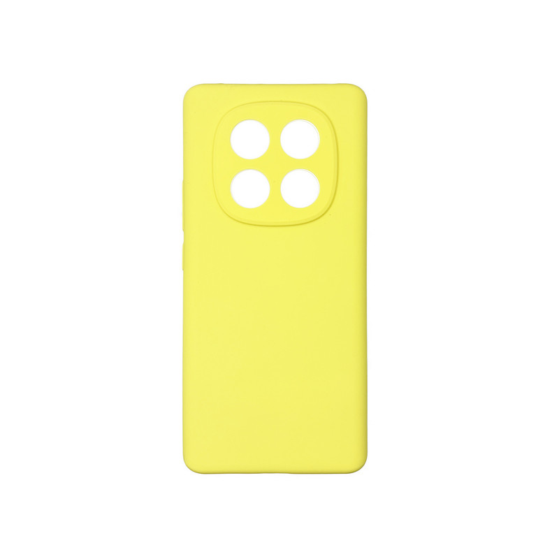 Чохол накладка Silicone Cover Soft Touch ЗК Xiaomi Redmi Note 14 Pro 4G Жовтий