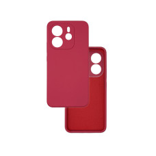 Чехол накладка Silicone Cover Soft Touch ЗК Xiaomi Redmi Note 14 4G Вишня
