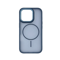 Чохол накладка Matte Corrugated Camera with MagSafe iPhone 15 Синій
