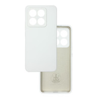 Чехол накладка Silicone Cover Soft Touch ЗК Xiaomi 14T Pro Белый