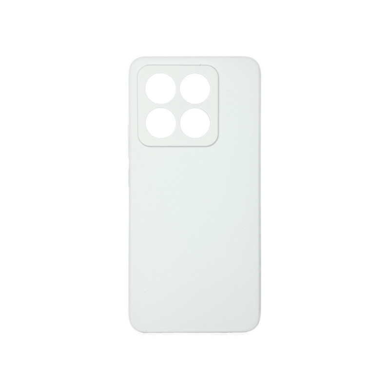 Чехол накладка Silicone Cover Soft Touch ЗК Xiaomi 14T Pro Белый