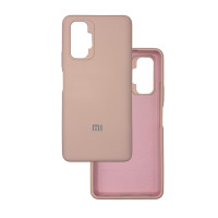 Чохол накладка Silicone Case Xiaomi Redmi Note 10 Pro/Max Пудра