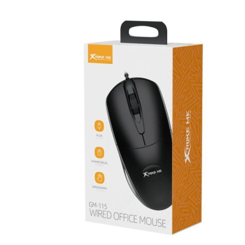 Миш провідна USB XTRIKE GM-115 Black
