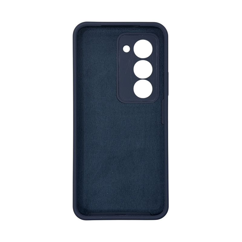 Чехол накладка Silicone Cover Soft Touch ЗК Xiaomi Redmi 15 169.5mm Темно-синий