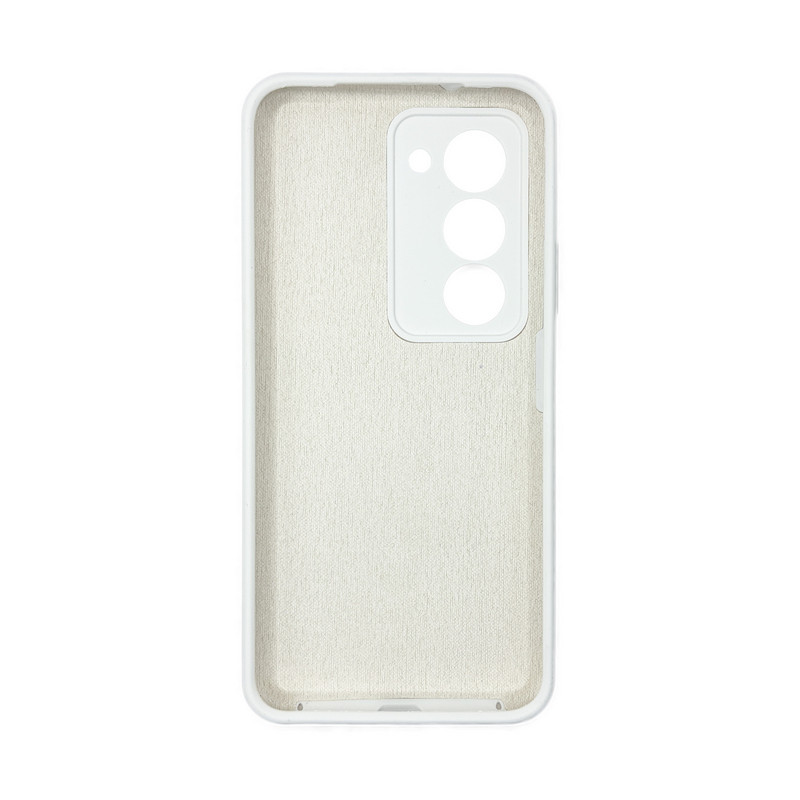 Чехол накладка Silicone Cover Soft Touch ЗК Xiaomi Redmi 15 169.5mm Белый