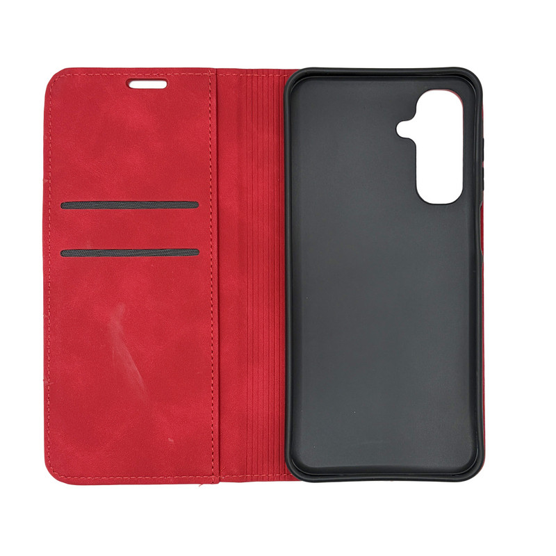 Чехол книжка Armor Case Velours Samsung A16 Красный