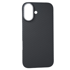 Чохол накладка Kevlar Carbon with MagSafe Apple iPhone 17 Black