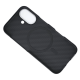 Чехол накладка Kevlar Carbon with MagSafe Apple iPhone 17 Black