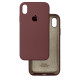 Чохол Silicone Case iPhone Xs Max Бордовий