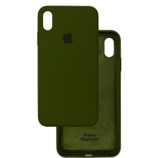 Чохол Silicone Case iPhone Xs Max Темно-зелений