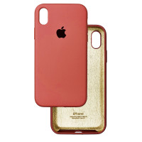 Чохол Silicone Case iPhone Xs Max червоний (Camelia)