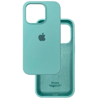 Чохол Silicone Case iPhone 16 Pro Бірюзовий (Marine Green)