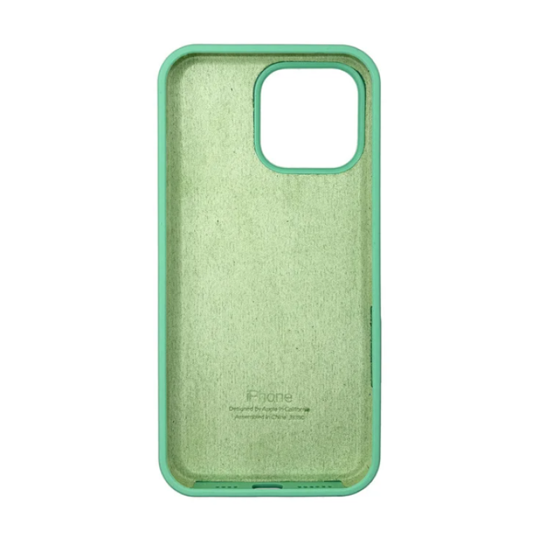 Чехол Silicone Case iPhone 16 Pro Зеленый (Spearmint)