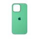 Чехол Silicone Case iPhone 16 Pro Зеленый (Spearmint)