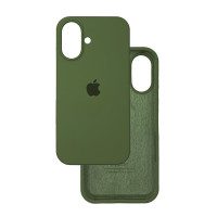 Чехол Silicone Case iPhone 16 Зеленый (Dark Olive)