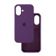 Чехол Silicone Case iPhone 16 Фиолетовый (Amethyst)