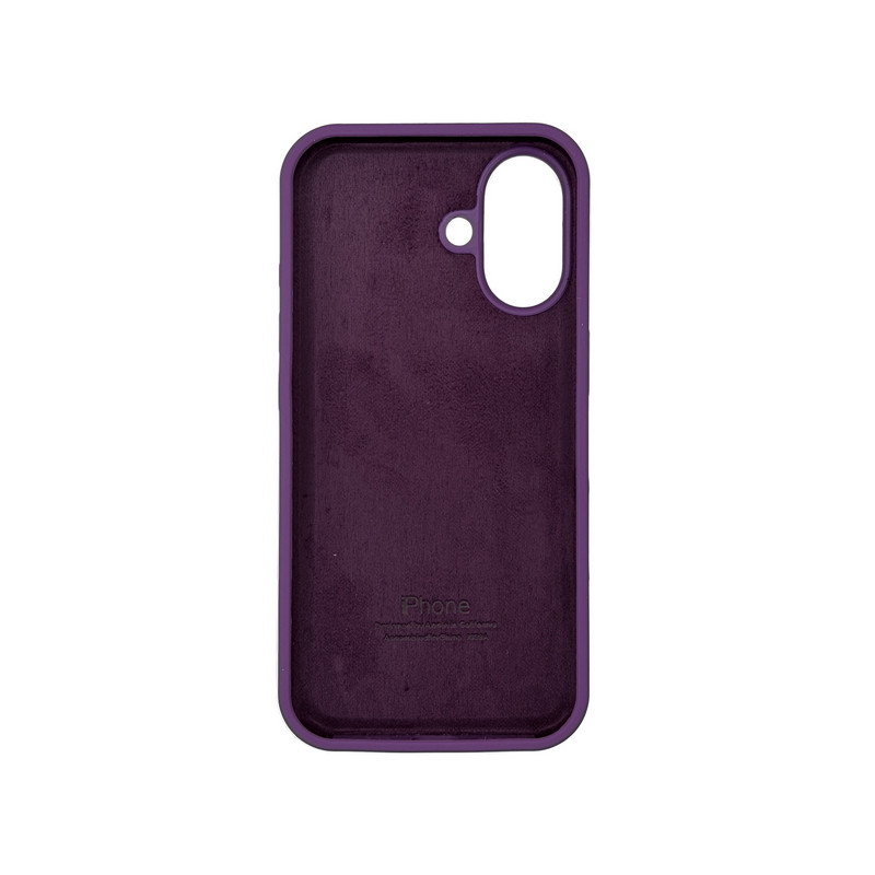 Чехол Silicone Case iPhone 16 Фиолетовый (Amethyst)