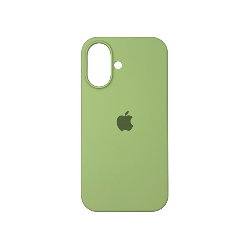 Чехол Silicone Case iPhone 16 Мятный (Mint)