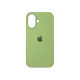 Чехол Silicone Case iPhone 16 Мятный (Mint)