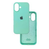 Чохол Silicone Case iPhone 16 Бірюзовий (Marine Green)