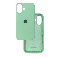 Чохол Silicone Case iPhone 16 Зелений (Pistachio)