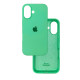 Чехол Silicone Case iPhone 16 Зеленый (Spearmint)