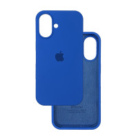 Чехол Silicone Case iPhone 16 Синий (Capri blue)
