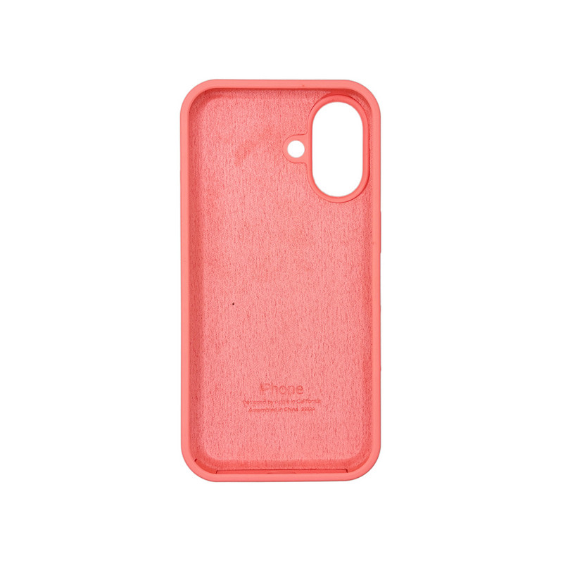 Чехол Silicone Case iPhone 16 Арбузный (Watermelon)