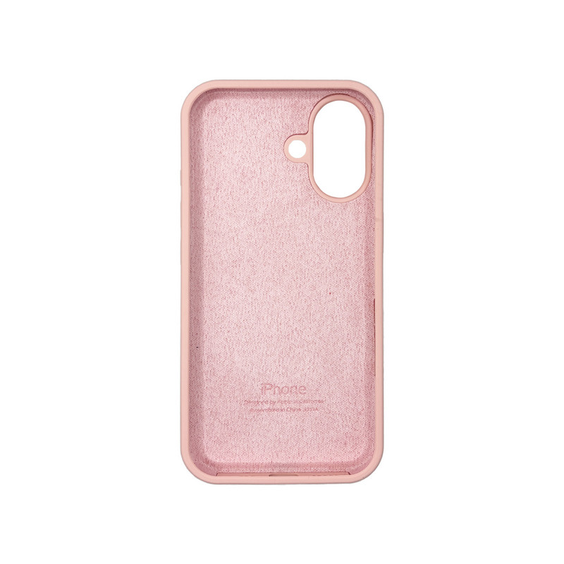 Чехол Silicone Case iPhone 16 Розовый (Pink)