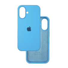 Чехол Silicone Case iPhone 16 Голубой (Blue)