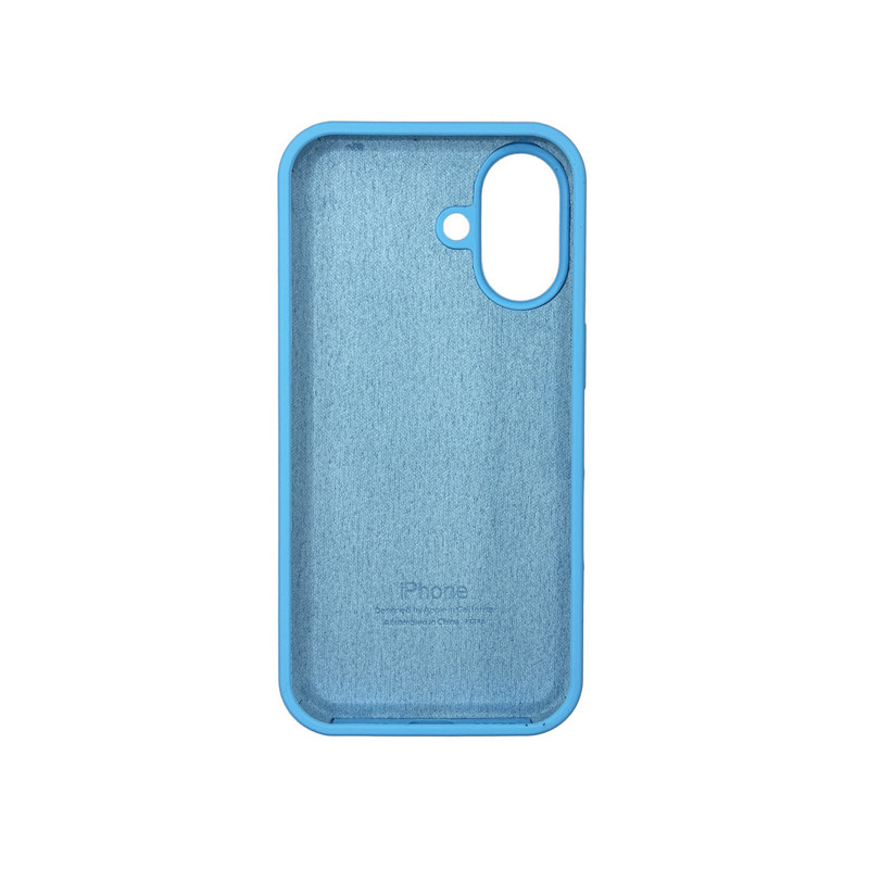 Чохол Silicone Case iPhone 16 Блакитний (Blue)