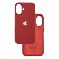Чохол Silicone Case iPhone 16 Червоний (Rose Red)