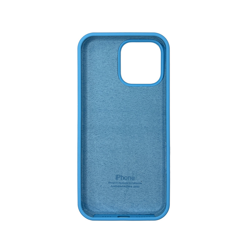 Чехол Silicone Case iPhone 16 Pro Max Голубой (Blue)