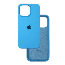 Чехол Silicone Case iPhone 16 Pro Max Голубой (Blue)