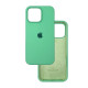 Чехол Silicone Case iPhone 16 Pro Max Зеленый (Spearmint)